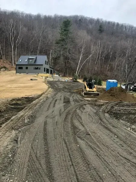 Excavation work in progress