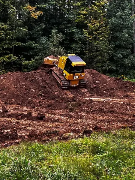 Excavation work in progress